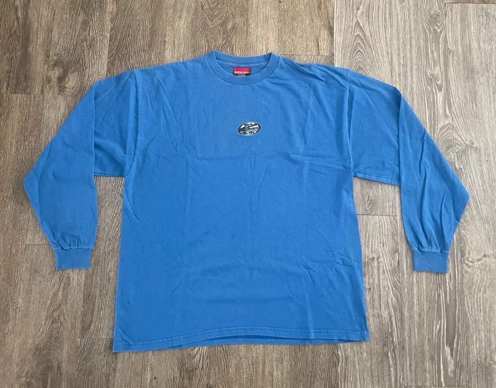 Vintage 90s Quicksilver Shirt Mens XL Surf Double Graphic Surfing Big Wave Logo