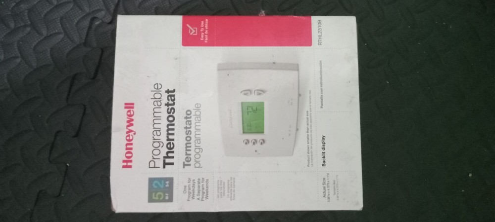 Honeywell RTHL2310B1008 5-2 Day Programmable Thermostat - White