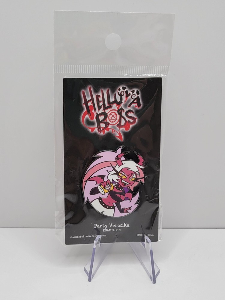 Helluva Boss Apology Tour Party Verosika Mayday Enamel Pin Vivziepop
