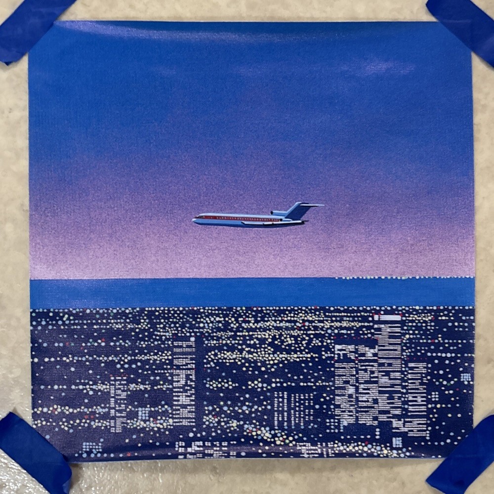 Hiroshi Nagai Japan City Landscape ✅ Canvas Wall Art Man Cave Poster ✅ 12x12 in