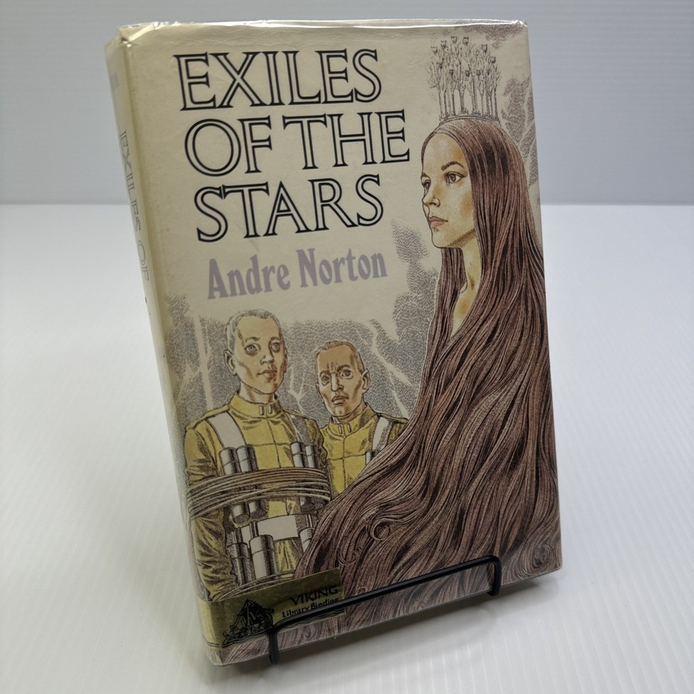 Exiles of the Stars Andre Norton Hardcover/DJ ExLib 1971 The Viking Press