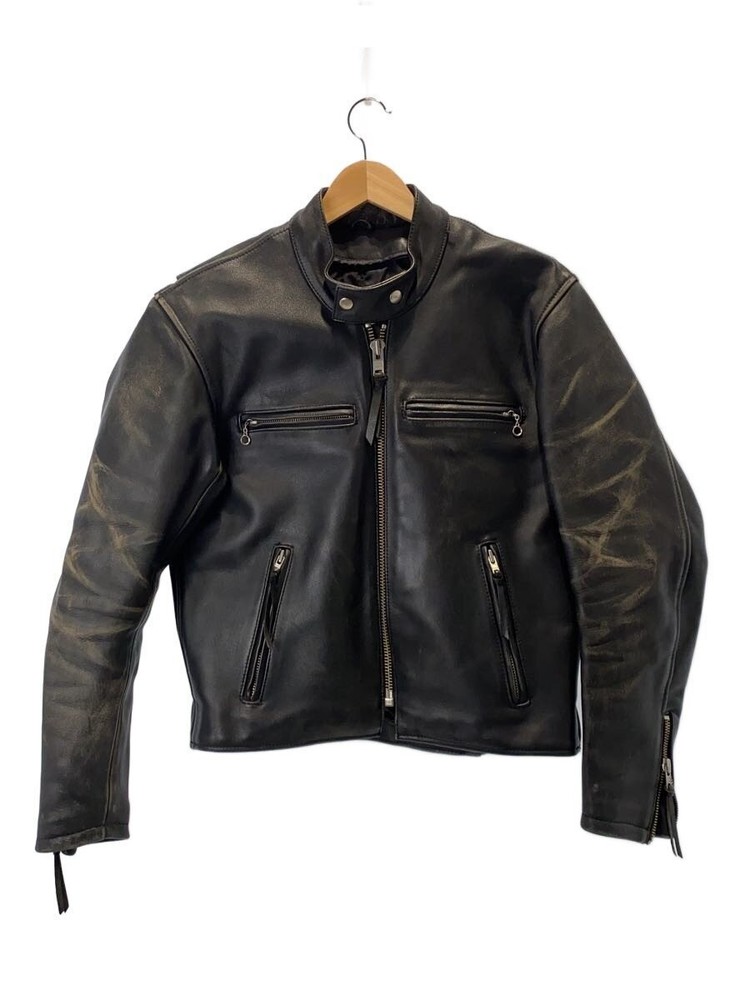 Kadoya Single Rider Jacket/Leather Jacket/Ll/Cowhide/Blk/Kpxts2 3480