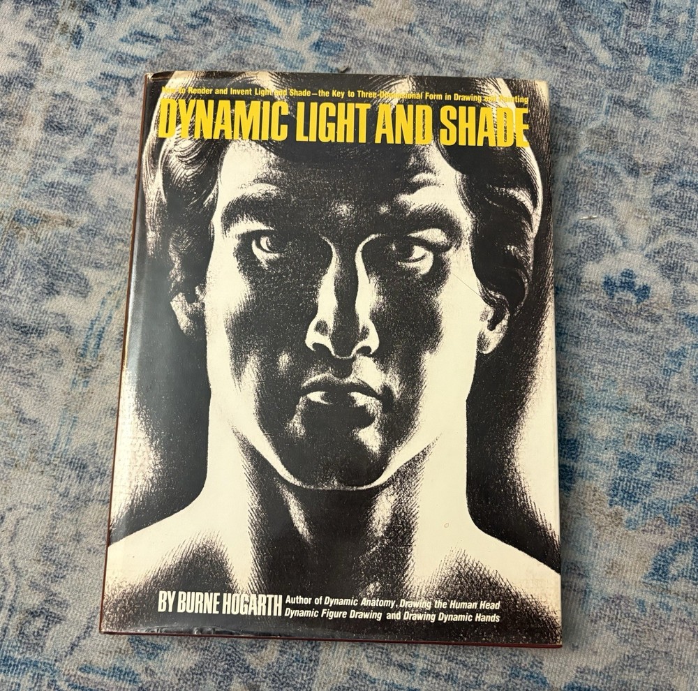 Dynamic Light and Shade Hardcover Vintage Art First Printing 1981 Burne Hogarth