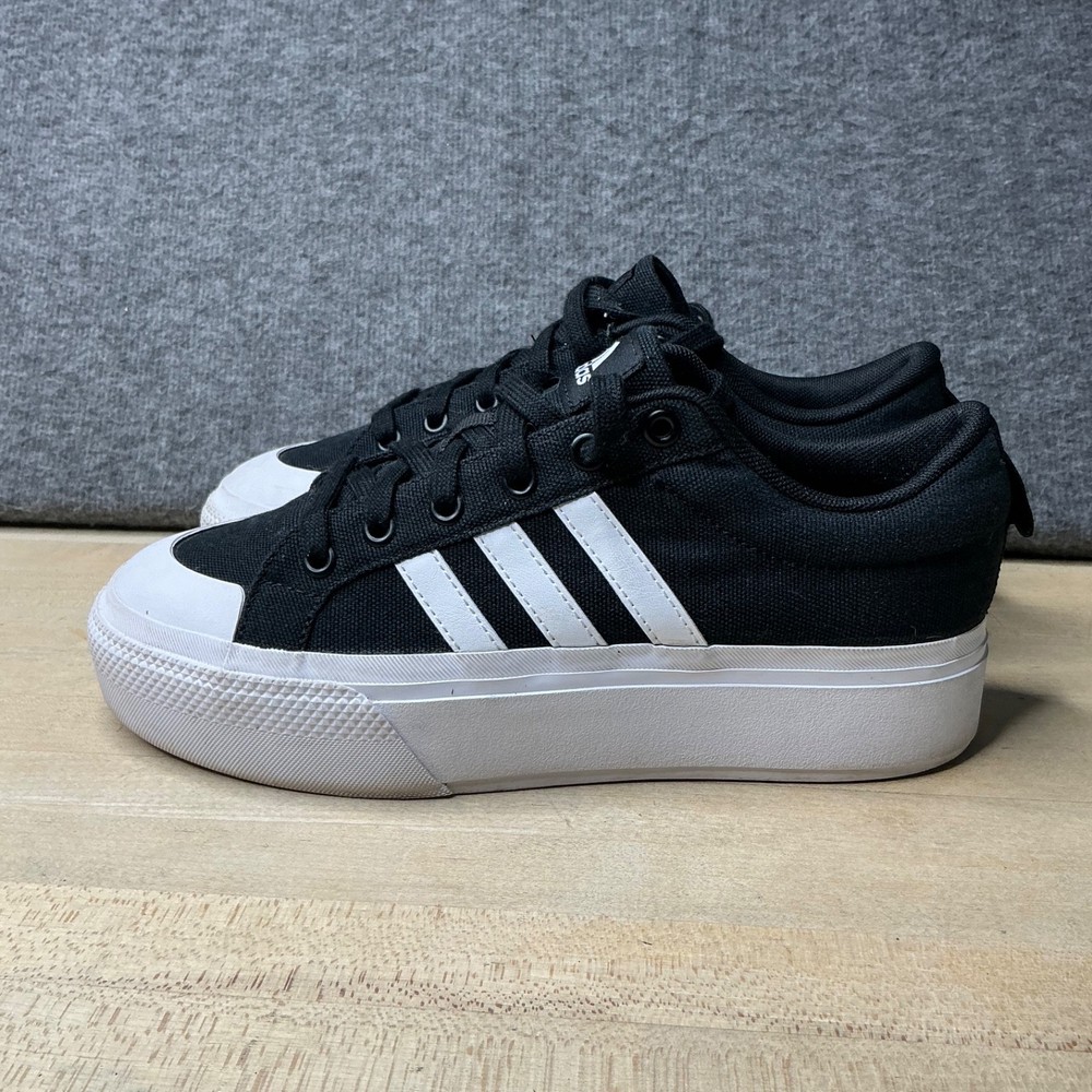 Adidas Women's 7.5 Bravada 2.0 Platform Shoes Black