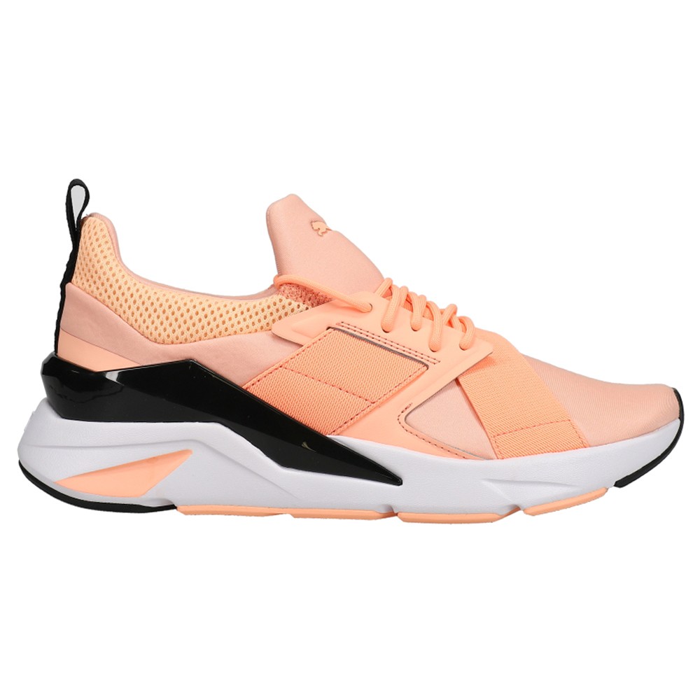 PUMA Muse X5 Pop Lace Up  Womens Orange Sneakers Casual Shoes 384098-01