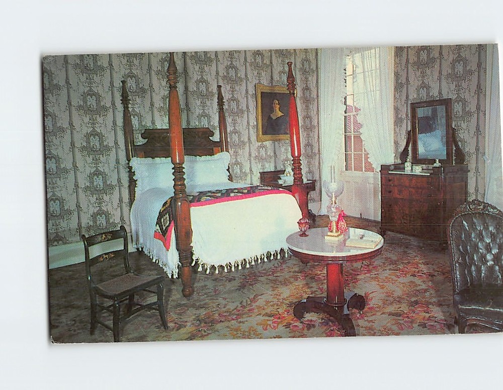 Postcard Andrew Jackson's Bedroom The Hermitage Nashville Tennessee USA