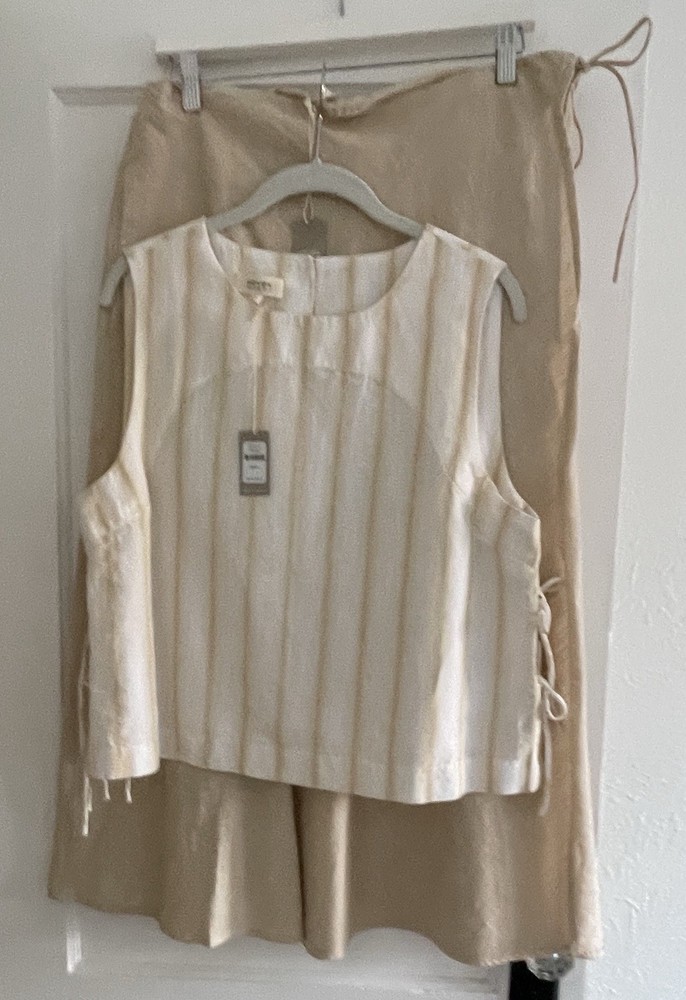 Haven Well Within Women's Wrap Skirt And Blouse. XL/L. New With Tags.