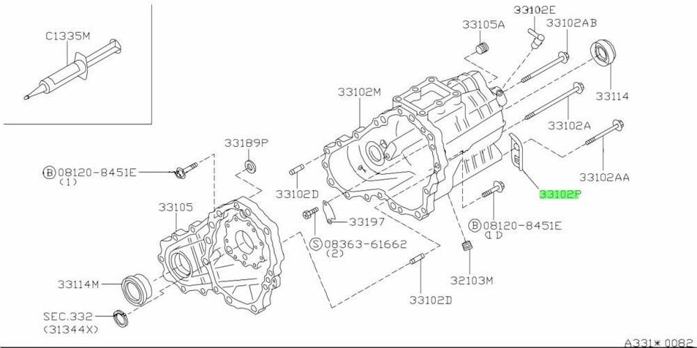 Bracket For: Nissan Skyline R33 GTR BCNR33 95-98