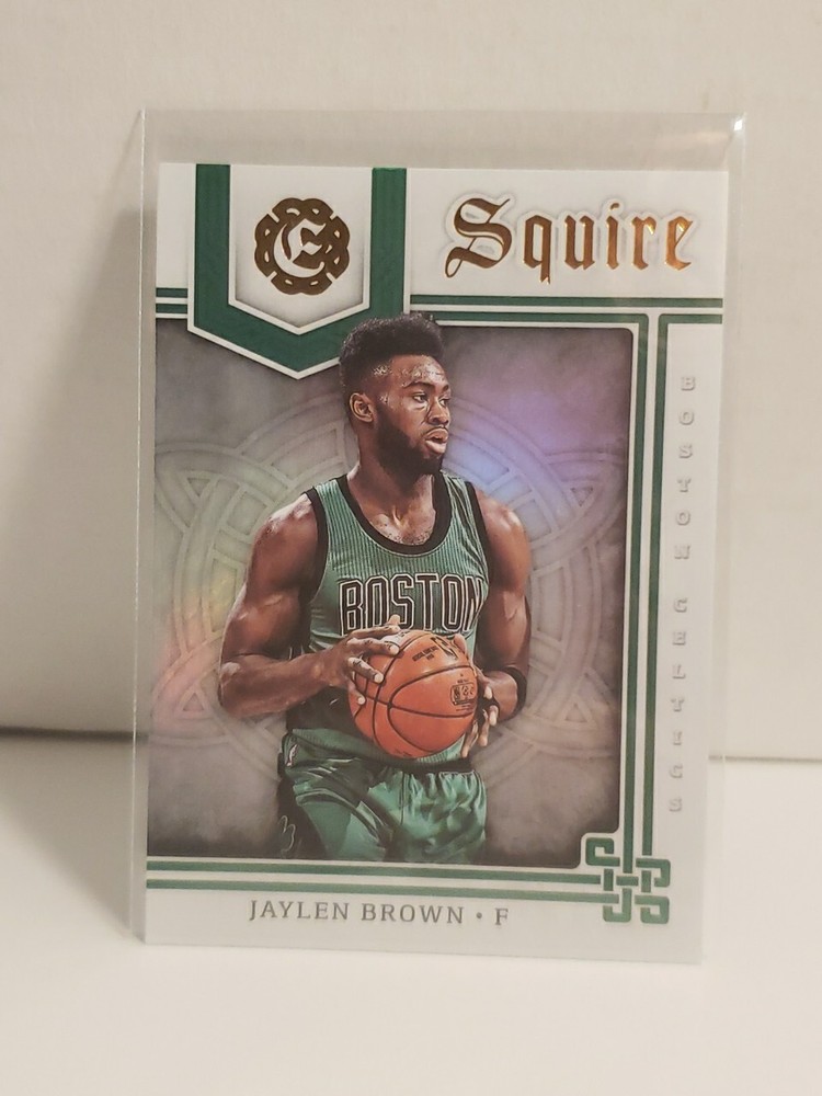 2016-17 Panini Excalibur Squire #11 Jaylen Brown Boston Celtics