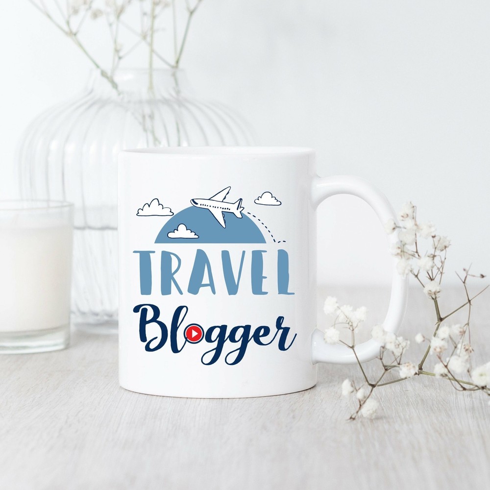Travel Blogger Mug Travel Blogger Mug Travel Blogger Gift Travel Blogger Coffee