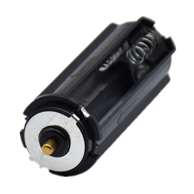 Black Cylindrical Type Holder For Led Flashlight AAA