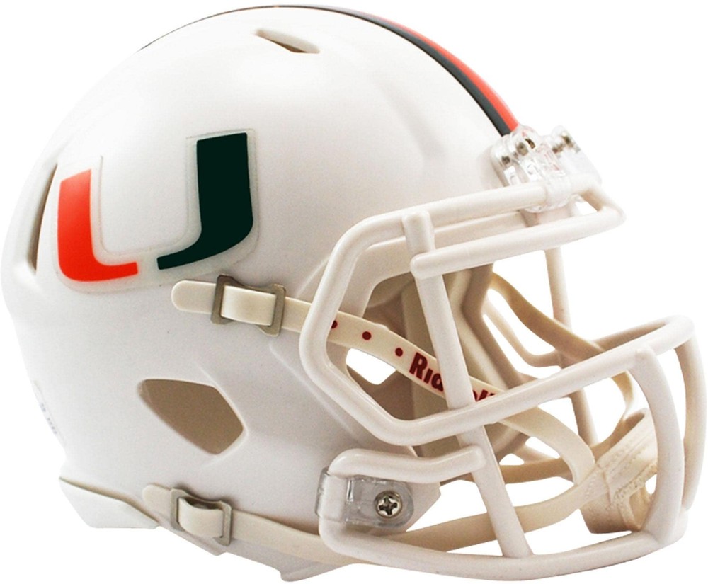 NCAA Miami Hurricanes Speed Mini Helmet