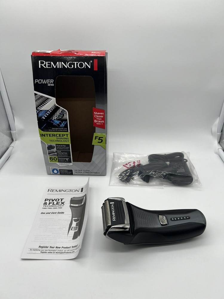 Remington F5 фольга бритва, беспроводной перезаряжаемый с выдвижной триммер (R2(9)