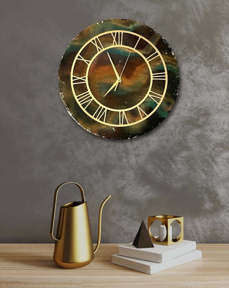 Elkina Art. Epoxy Resin Clock,  Wall Decor, Home Decoration,Best Gift. US 2022