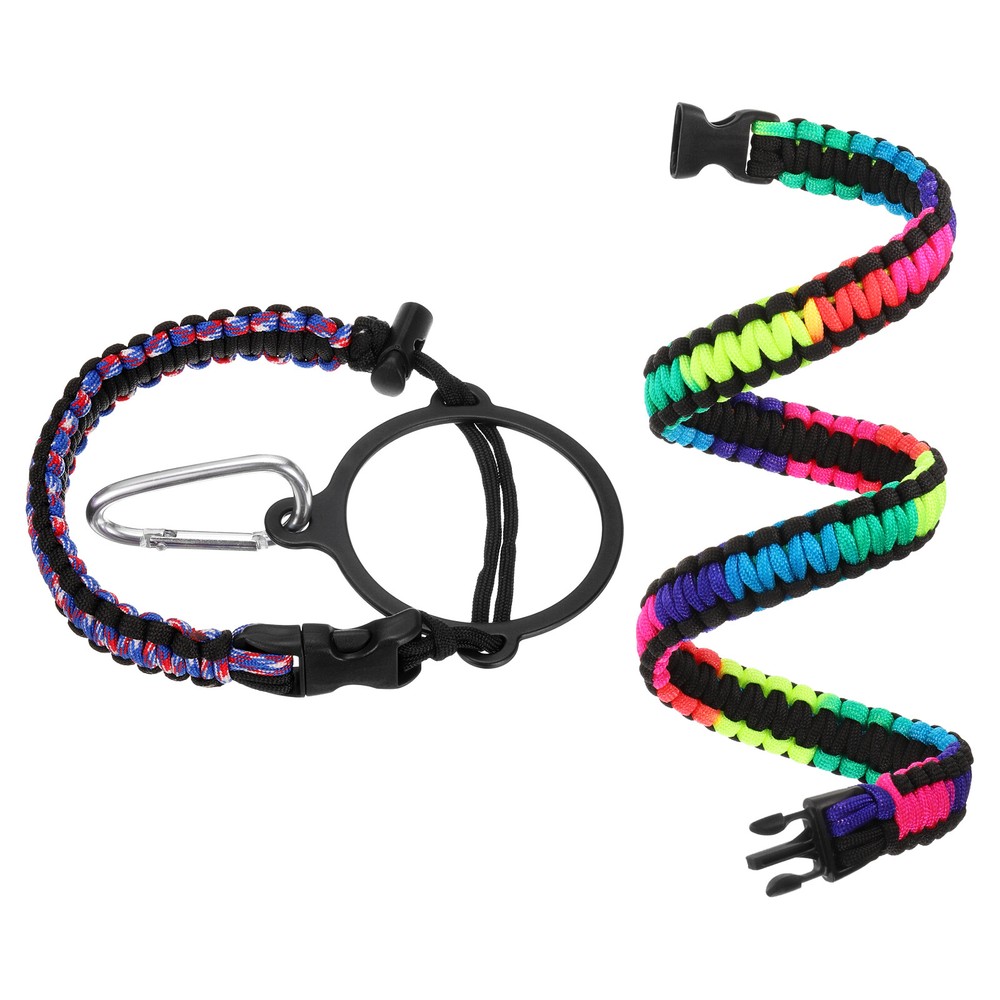 Paracord Handle, Water Bottle Handle Strap, Red