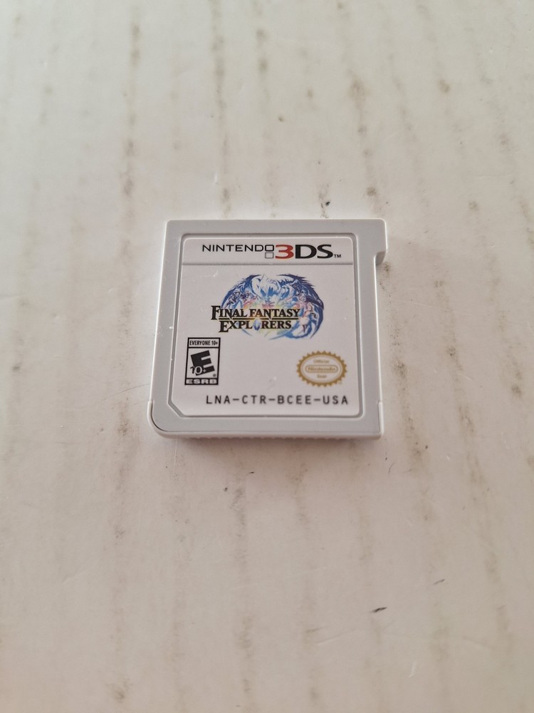 Nintendo 3DS Final Fantasy Explorers 2016 Cart Only Tested