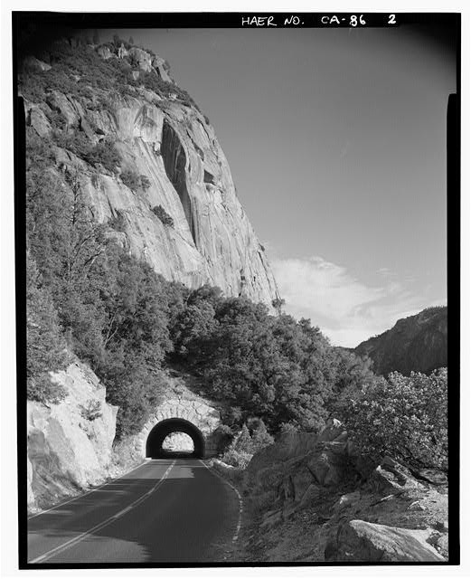 Big Oak Flat Road Tunnel No. 1,Yosemite Village,Marisposa County,California,1