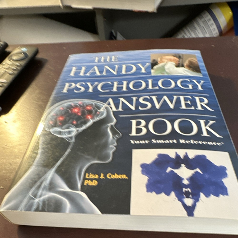 Handy Psychology Answer Book Lisa J. Cohen Paperback Brain Behavior