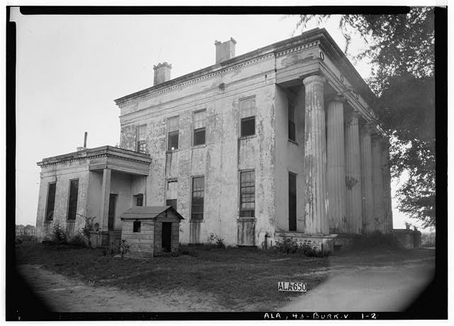 Montgomery Alabama Stone-Young-Baggett House 1936 HABS Mansion Columns