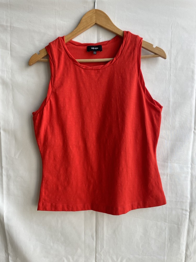 Me+Em Cotton Tank Top Size UK 12/ US 8/ EUR 40