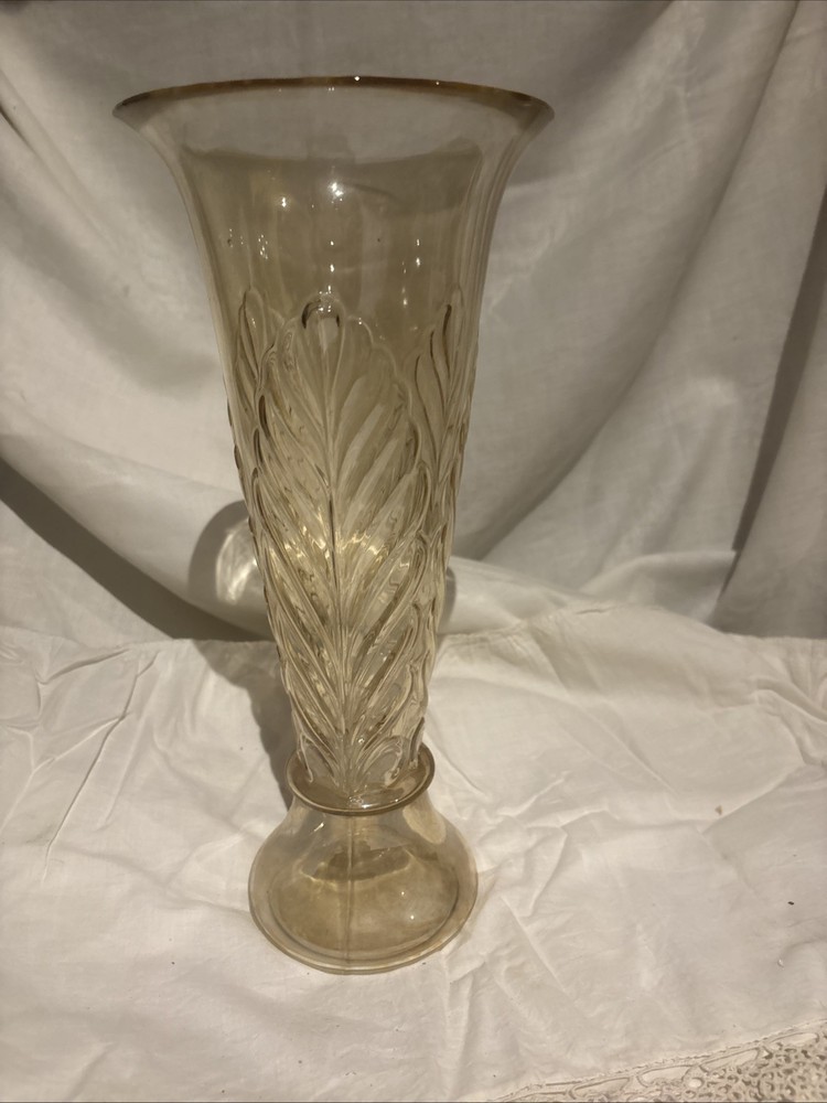 vintage carnival glass vase