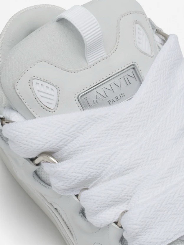 Lanvins Curb Sneaker Grey/White/Anthracite Size EU 44/Us 11