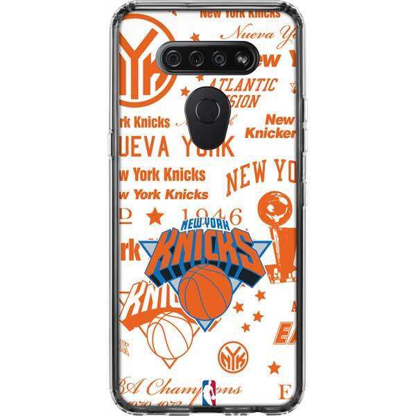 NBA New York Knicks LG K51/Q51 Clear Case - NY Knicks Historic Blast