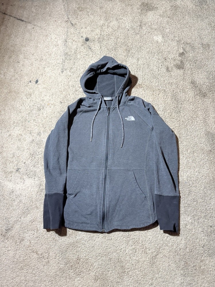 The North Face black zip up hoodie Woman Medium