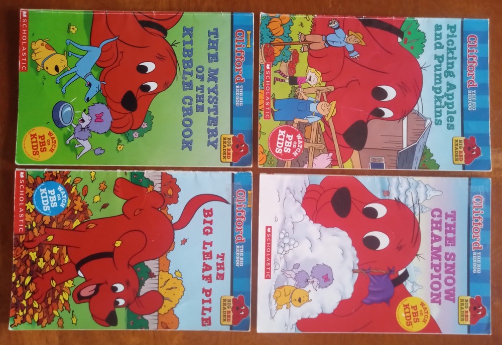 Clifford the Big Red Dog (set of 4) - ages 5-8