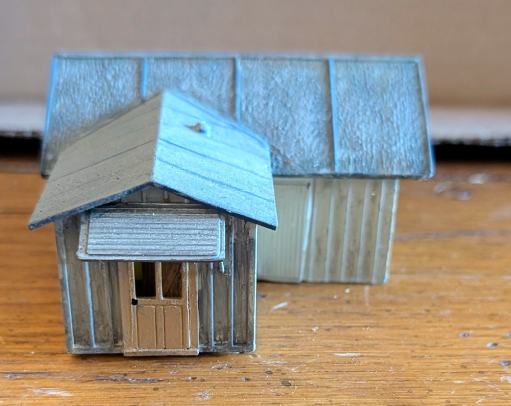 HO Scale Mountain House Built