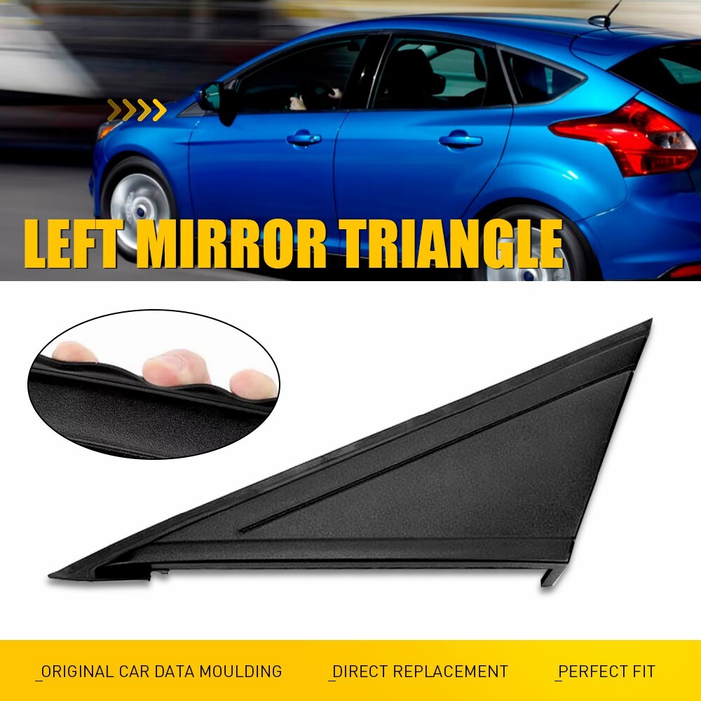 Left Driver Side Car Mirror Corner Bezel Triangle For Cover Ford Focus 2012-2018