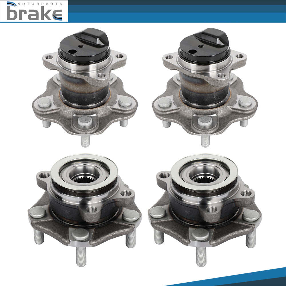4 Front Rear Wheel Hub Bearing For Nissan Sentra 2013-2015 2016 2017 2018 2019