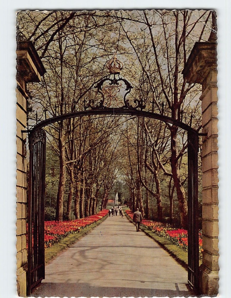 Postcard Entrance Blühendes Barock Ludwigsburg Germany