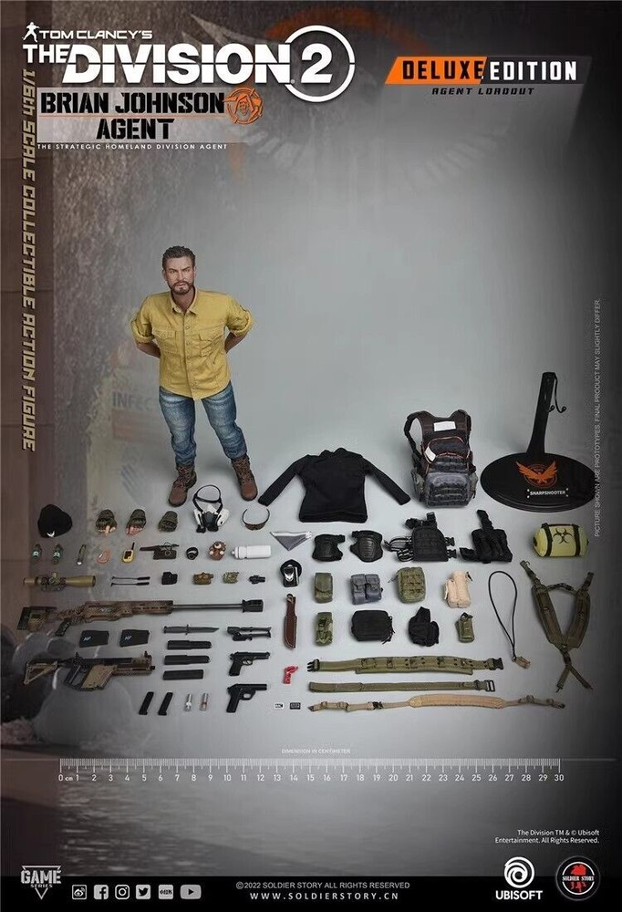 SOLDIER STORY SSG-005 The Division 2 Agent Brian Johnson 1/6 Figure Deluxe Ver.