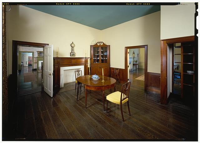 Photo:Adena Chillicothe OH 1900s Interior Dining Room Fireplace Cabinet