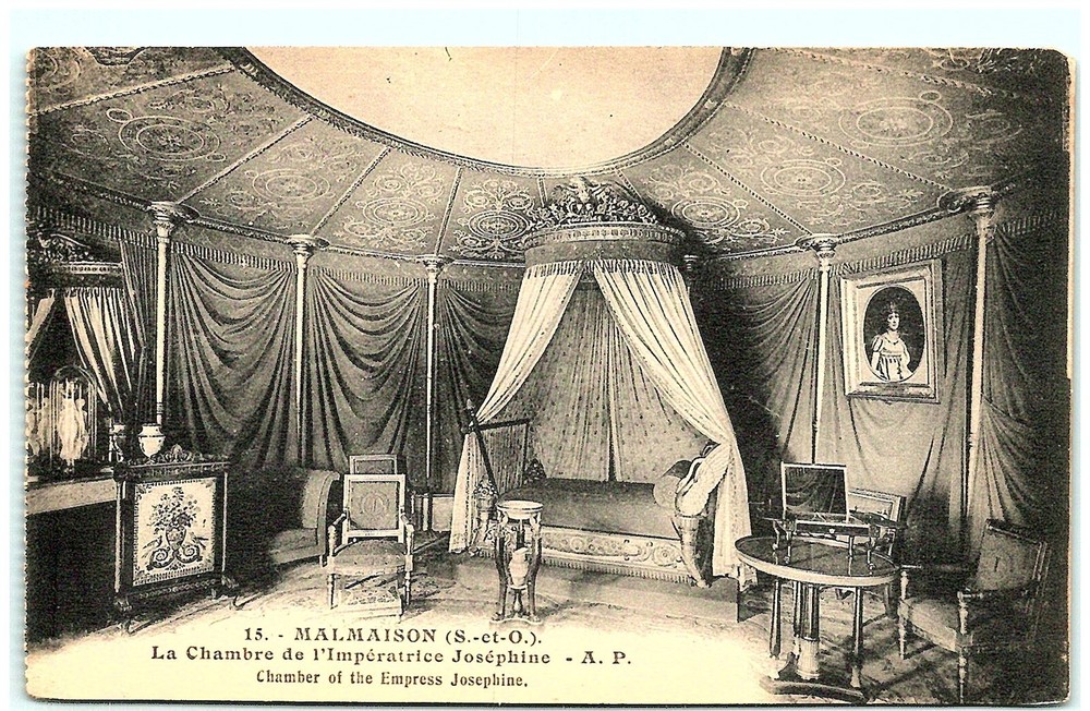 S02-8825, Malmaison, La Chambre De L'imperatrice Josephine, *Postcard