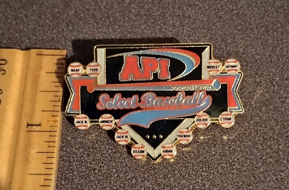 Select Baseball API Cooperstown Collectible Vintage Lapel Pin A-4