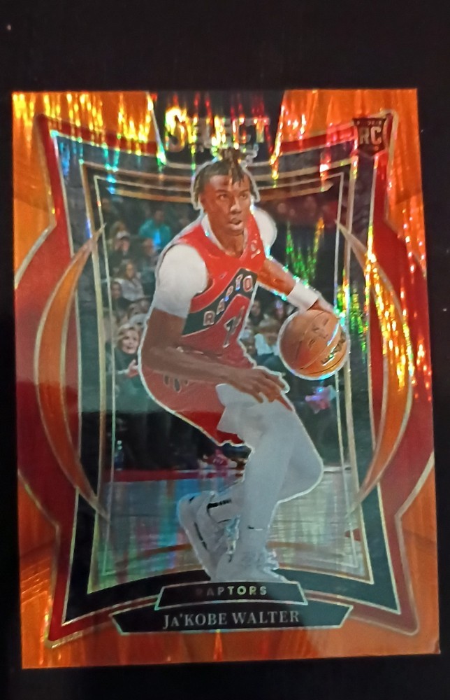 2024-25 Panini Select - Concourse Ja'Kobe Walter #96 Orange Flash Prizm (RC)