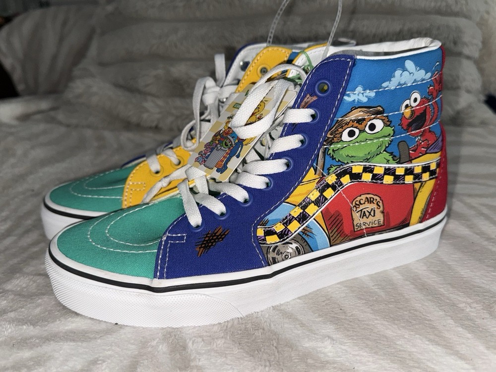 VANS Sesame Street x Sk8- High Oscar's Taxi Service