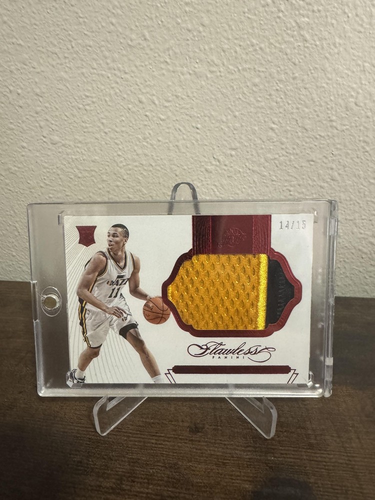2014-15 Panini Flawless Dante Exum Rookie Patches Ruby #/15 HS