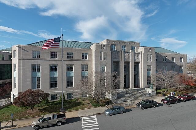 Asheville North Carolina Federal Building U.S. Courthouse 2013 Exterior