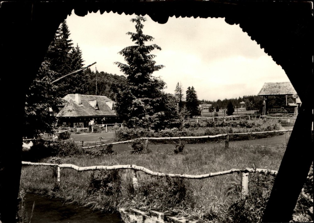 RPPC Poiana Brasov Romania view vintage postcard z415