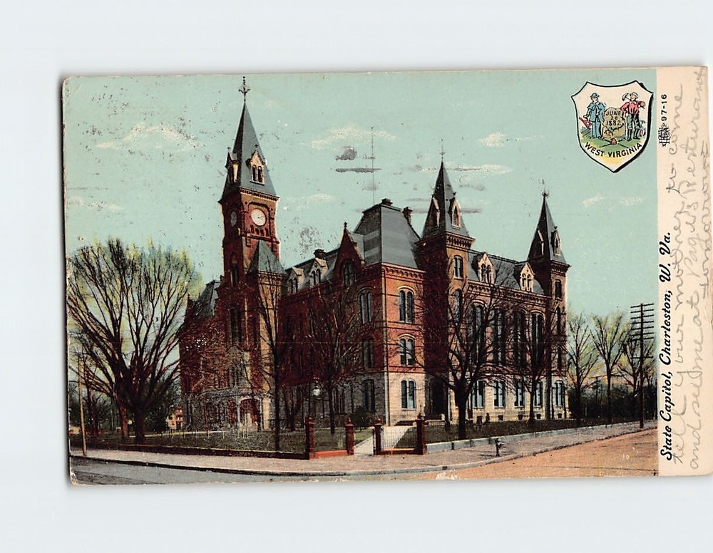 Postcard State Capitol Charleston West Virginia USA