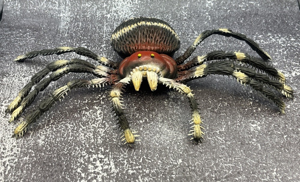 Vintage Rubber Spider  Toy Halloween Decoration Hong Kong Monster Toy