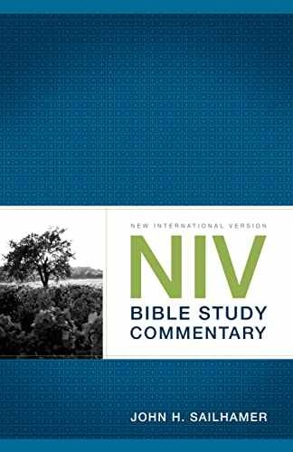NIV Bible Study Commentary - Paperback, by Sailhamer John H. - Very Good