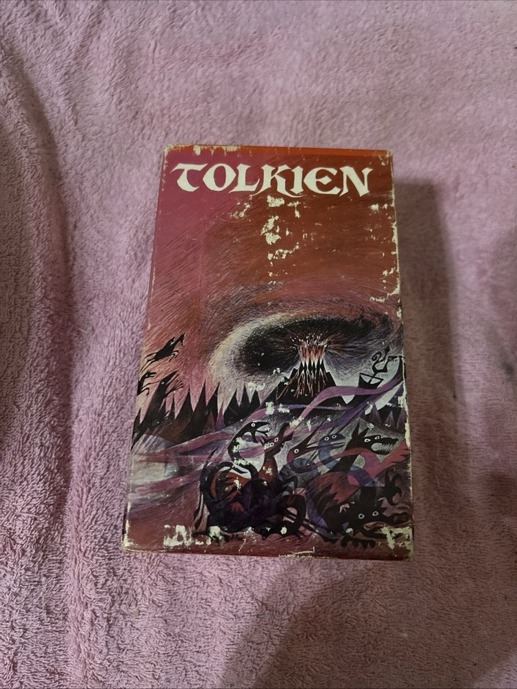 Vintage Tolkien Lord Of The Rings Trilogy Book Set With Box Ballantine 1960s