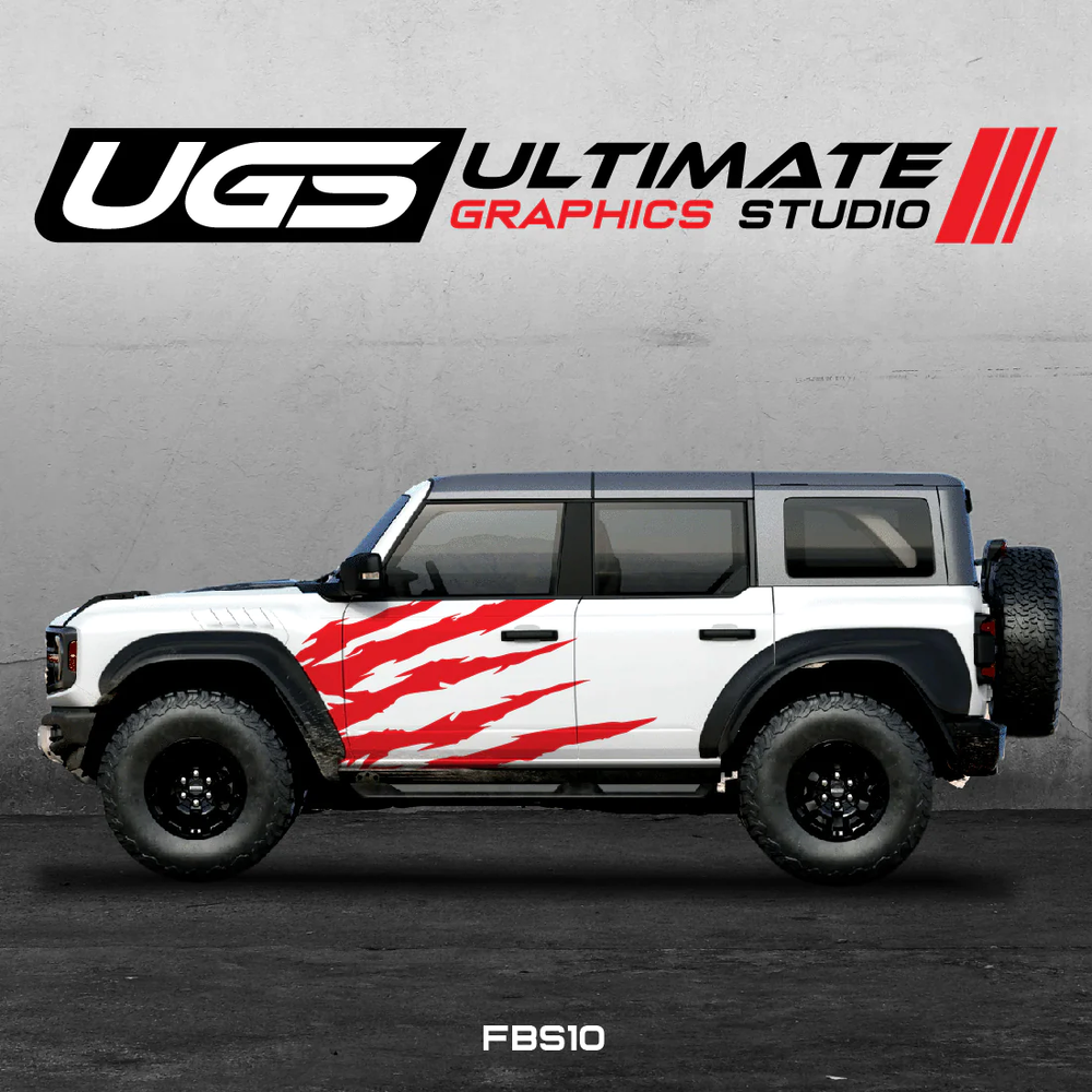 Ford Bronco Scratch Side Graphics