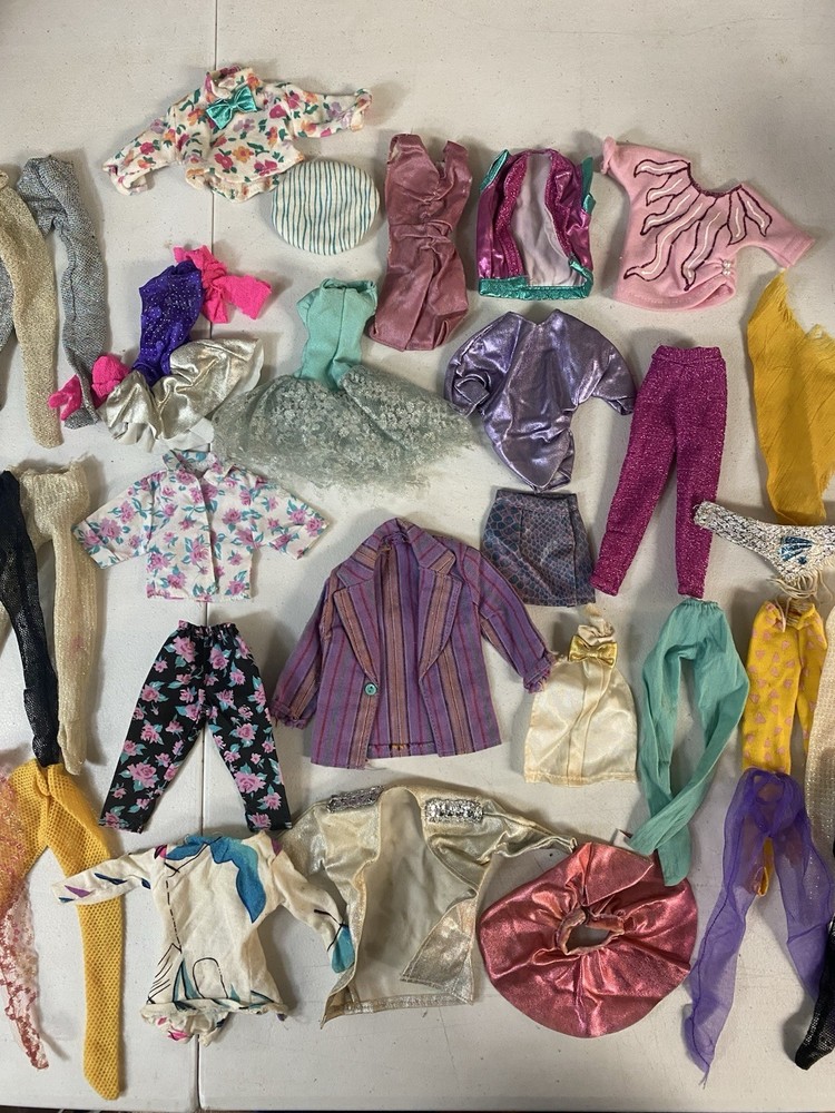 Lot Vintage 1980s Jem & The Holograms Doll Clothes Clothing 30 Pcs! Raya Rio Aja