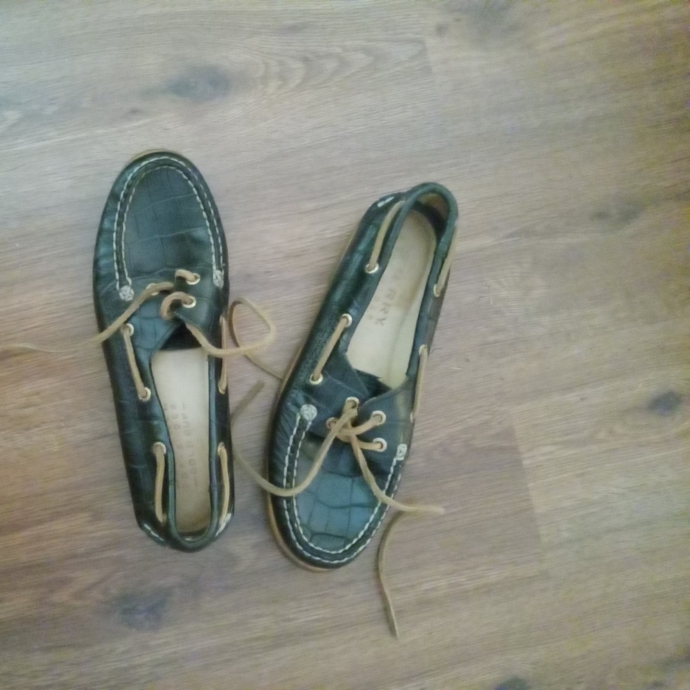 Great Classic Sperry Gold Cup Topsider Women's Shoes Sz 6M Leather Classic 2-Eye