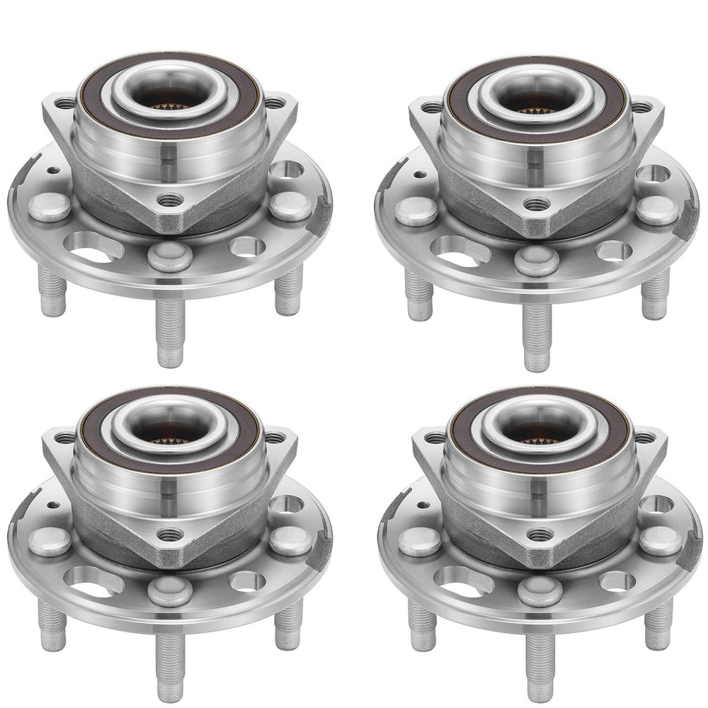 4pcs Front Rear Wheel Hub Bearing Fits Chevy Malibu Impala Equinox Buick